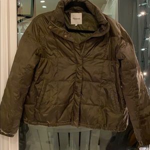Madewell bomber puffer